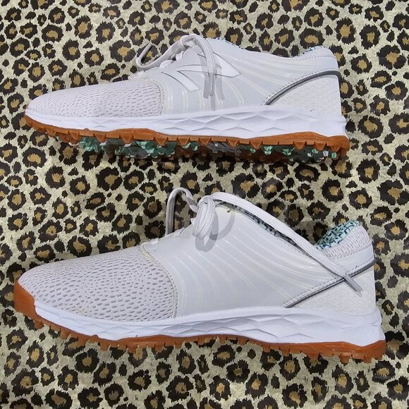 Women’s New Balance White Fresh Foam Golf Sneaker Size 7 - Picture 6 of 10